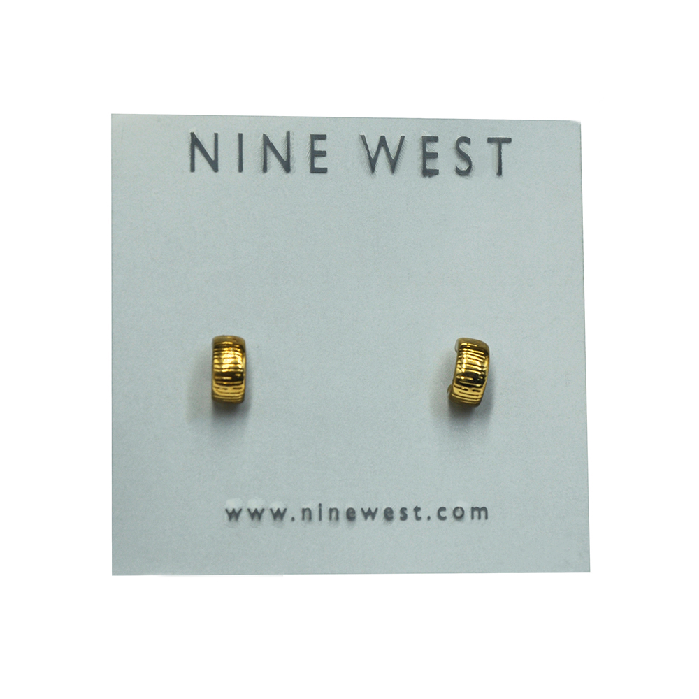 Nine west gold plated earring