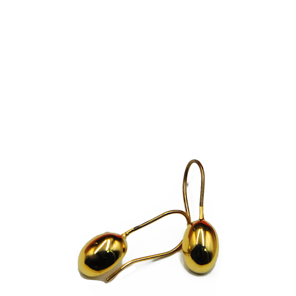 Nine west gold plated wire hook earring