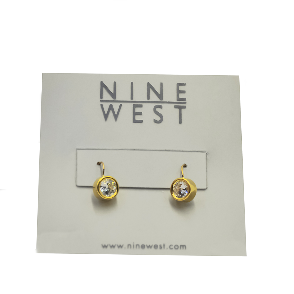 Nine west gold plated earring