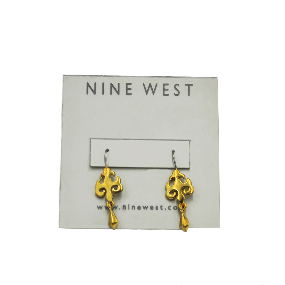Nine west gold plated earring