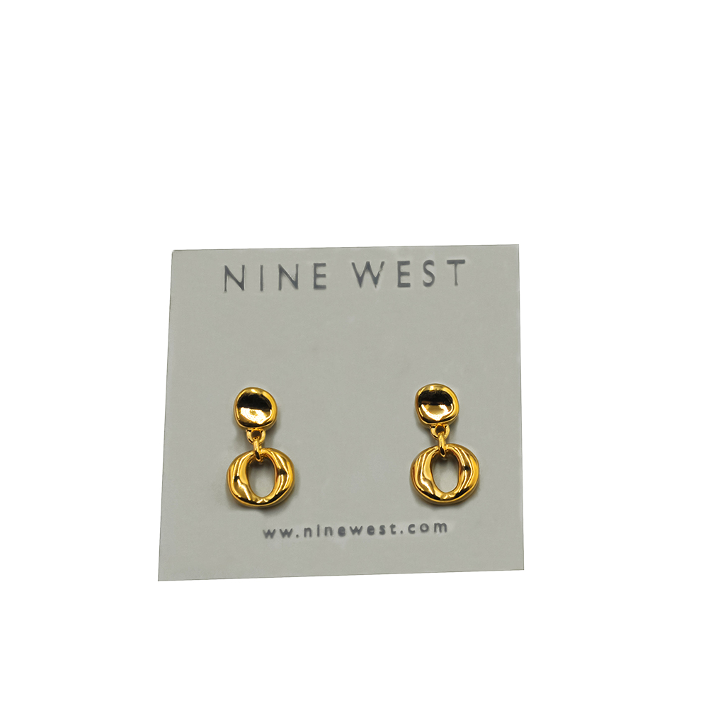 Nine west gold plated earring